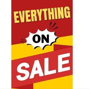 Red and Yellow Sale Poster